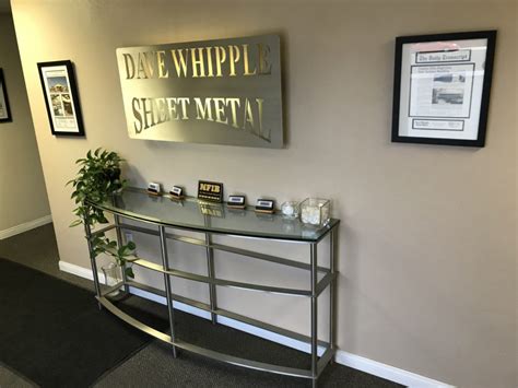 whipple sheet metal|dave whipple inc.